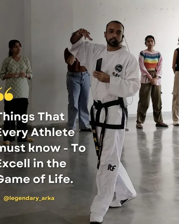 This is the core of my philosophy. Martial arts is not just a sport, it's a tool to excel in the game of life.