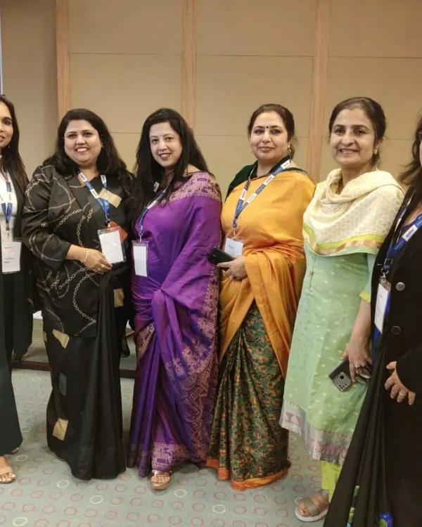 Connecting with fellow experts and dietitians at a conference in Gurugram. It's always inspiring to exchange knowledge and discuss the latest in nutritional science.