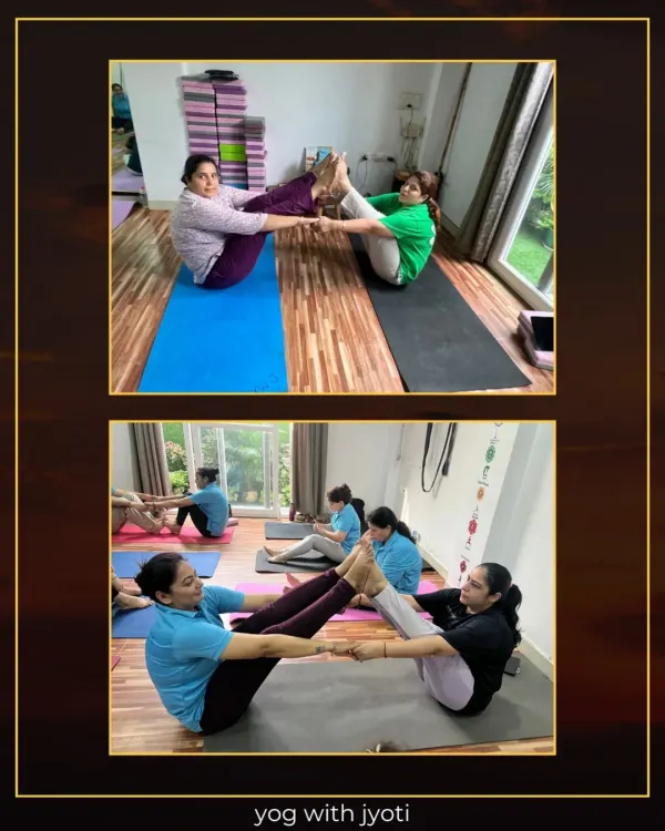 Strong body, stronger bond. Partner boat pose (Navasana) is a fun way to build core strength and connect with a friend.