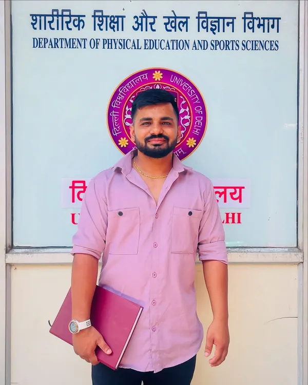 My journey is rooted in education. Here I am at the Department of Physical Education and Sports Sciences at the University of Delhi, a place that shaped my scientific approach to fitness.