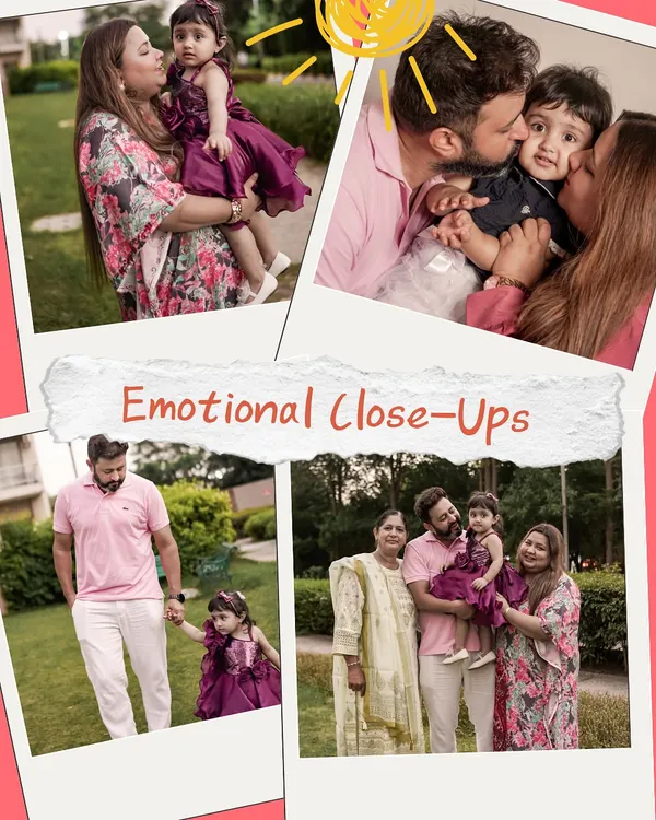 A collage of emotional close-ups and family moments, highlighting the warm, candid interactions I love to capture.