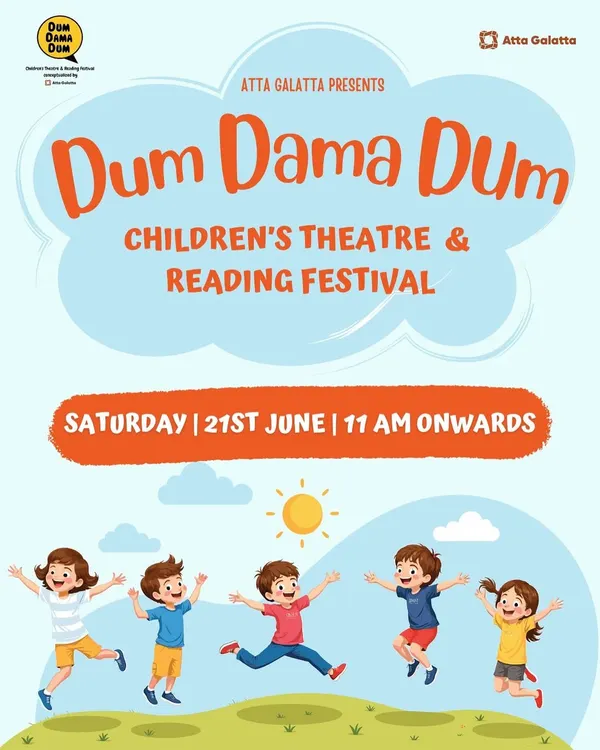 The 'Dum Dama Dum' Children's Theatre & Reading Festival is one of our flagship events for kids. It's a day packed with plays, stories, and activities that celebrate the magic of performance.