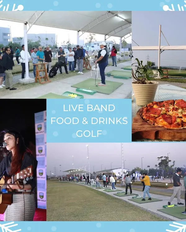 A glimpse of our Winter Fiesta. The event was a perfect blend of live music, delicious food and drinks, and golf for the whole family to enjoy.