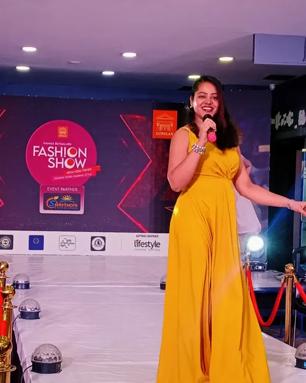 As the master of ceremonies for a vibrant fashion show at Gopalan Signature Mall, I love commanding the stage and keeping the energy high. This is where I thrive, guiding the audience through the event and ensuring every moment is engaging.