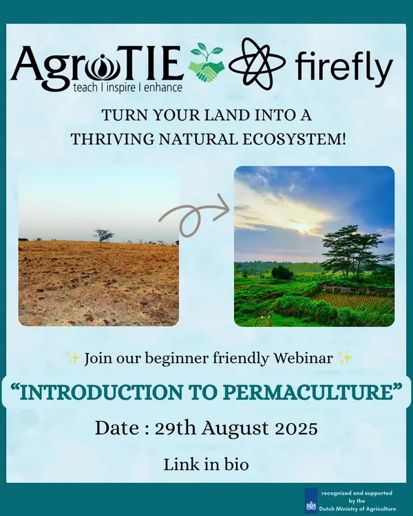 Turn your land into a thriving natural ecosystem. Join our beginner friendly webinar on Introduction to Permaculture and learn how to design with nature, not against it.