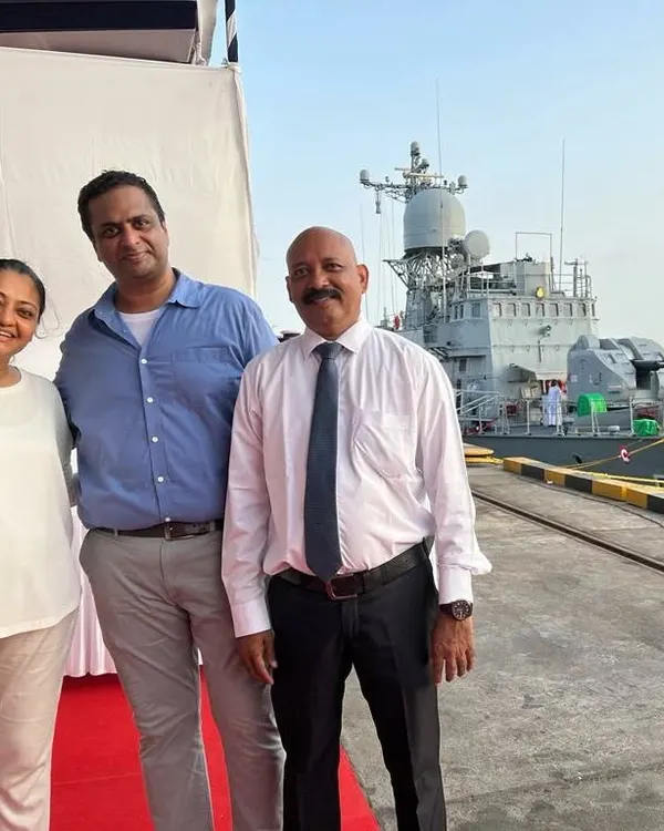 Our team on the duty decks for the decommissioning ceremony of an Indian Navy warship. It is a profound privilege to serve the nation's bravehearts and be part of these historic naval events.