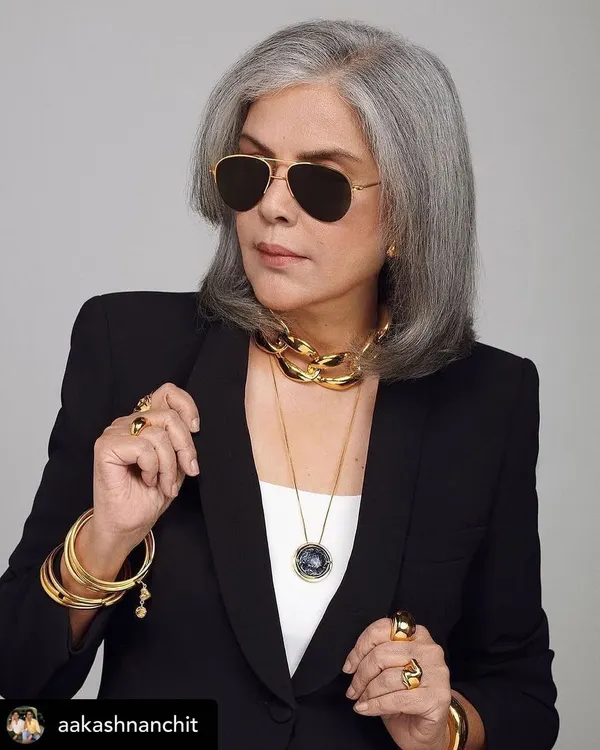 A timeless beauty. It was an honor to do the hair for the one and only Zeenat Aman for a jewelry campaign. Her grace and elegance are truly unmatched.