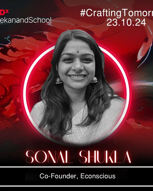 Our co-founder, Sonal Shukla, was honored to be invited as a speaker at TEDxVivekanandSchool. It was a wonderful platform to share our passion for sustainability and women empowerment.