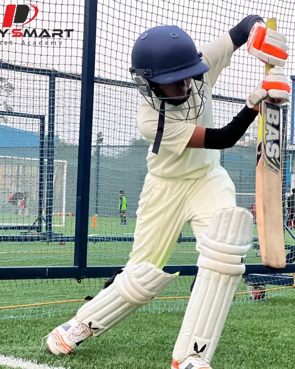 This is where focus meets technique. A young batter perfects their form during a dedicated net session, showcasing the individual attention and high-quality environment I provide for every player.