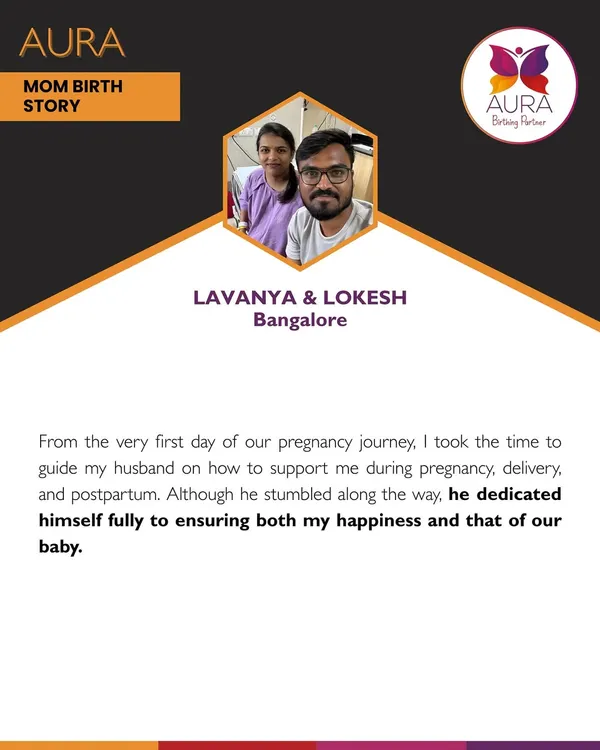 Lavanya and Lokesh's story begins with the foundation of partner support. Lavanya shares how she guided her husband to be her dedicated support system throughout pregnancy, delivery, and postpartum.