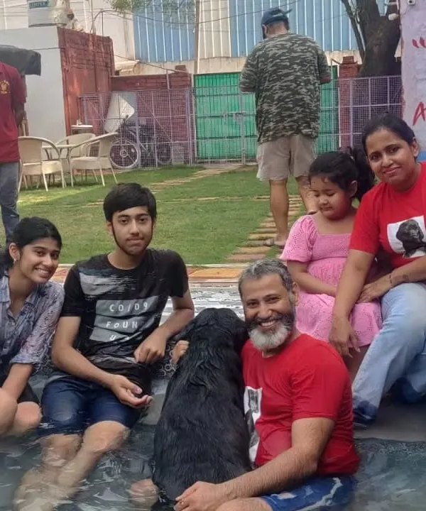 A house is not a home without a dog, and a pool day is not complete without the family. We love seeing everyone enjoying the water together.