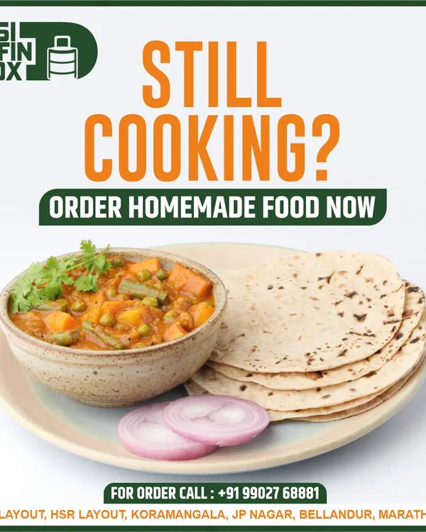 Still cooking for your party or team? Let us handle it. You can order delicious homemade food, like this simple mixed vegetable curry with roti, and save yourself the time and effort.