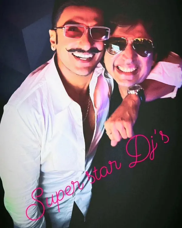 Having a blast with the one and only Ranveer Singh. I thrive on bringing that superstar energy to every event, making sure the vibe is absolutely electric from start to finish.