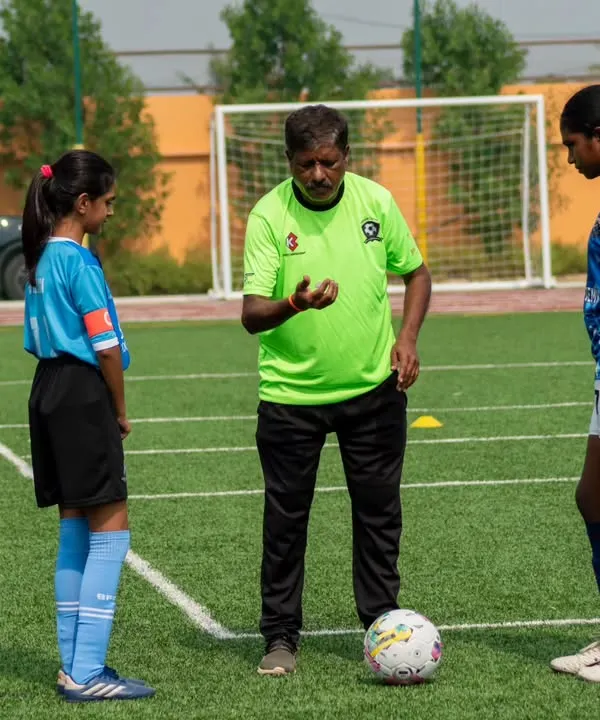 An experienced coach provides detailed, one-on-one instruction to our players. This personalized attention is a cornerstone of our training philosophy.