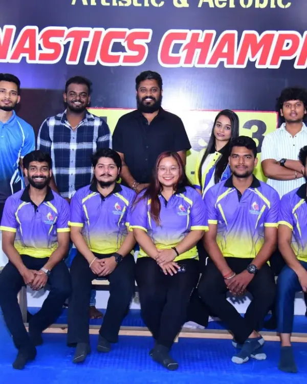 The backbone of our success. A group photo of our dedicated and passionate coaching team at the 3rd Edition Inter-Club Gymnastics Competition.