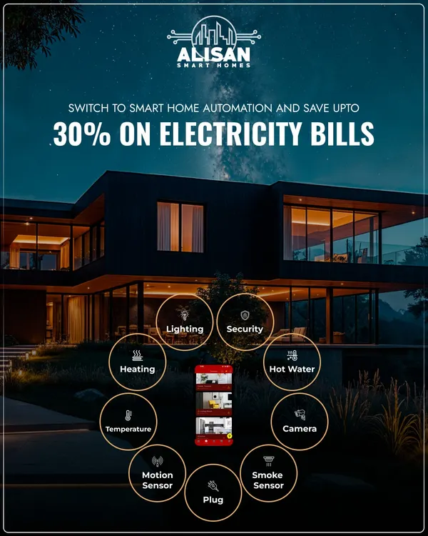 Did you know you can save up to 30% on electricity bills by switching to smart home automation? My systems optimize the use of lighting, heating, and other appliances to reduce energy waste.