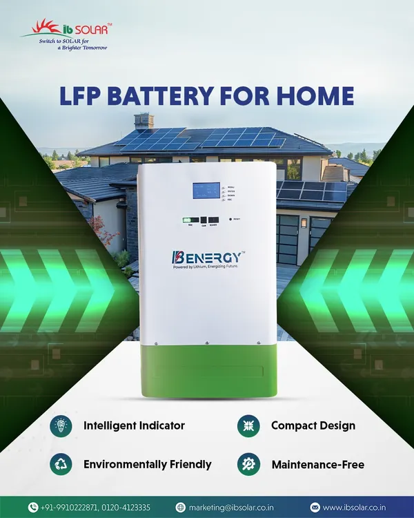 Our BENERGY LFP Battery is the cornerstone of a modern, energy-independent home. This unit combines a sleek, compact design with powerful Lithium Iron Phosphate technology, offering a maintenance-free solution that is both environmentally friendly and easy to monitor with its intelligent indicator.