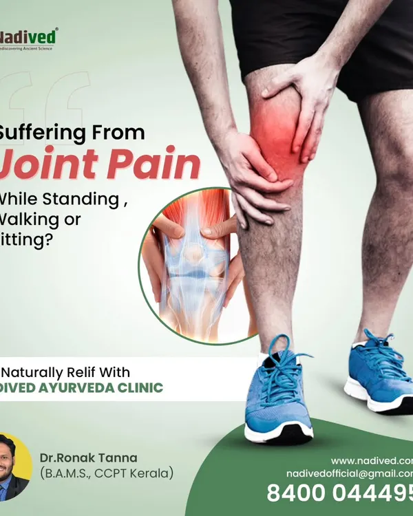 Are you suffering from joint pain while standing, walking, or sitting? Ayurveda offers natural and effective solutions that address the root cause of inflammation and degeneration. Let me help you move freely again.
