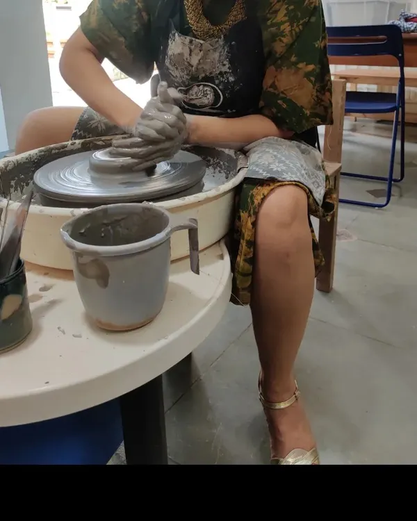 There's nothing quite like the feeling of spinning clay on the potter's wheel. It’s a meditative and rewarding process, and yes, you can absolutely do it in your favorite outfit before lunch!