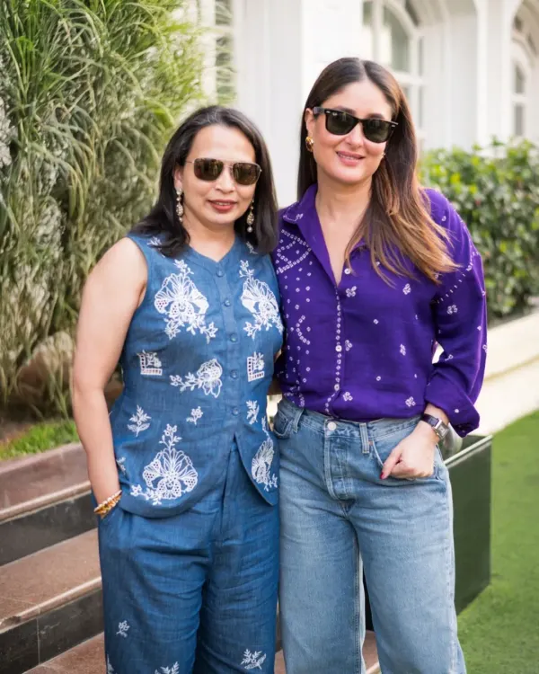 A moment with author Rujuta Diwekar and actress Kareena Kapoor Khan at the launch of 'The Commonsense Diet'. Capturing them in a more relaxed, outdoor setting provided a lovely contrast to the formal stage event.
