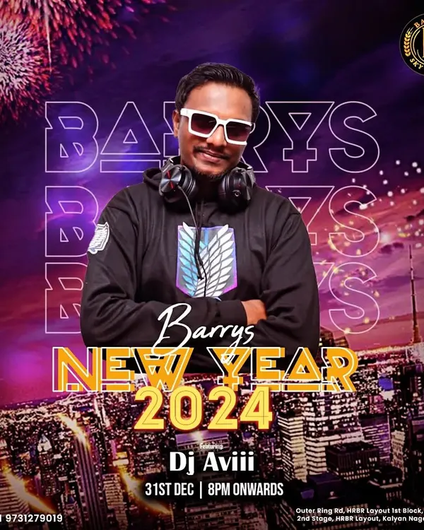Ringing in 2024 with a bang at Barrys Sky Lounge. My New Year's Eve sets are all about non-stop energy to celebrate the start of a new year.