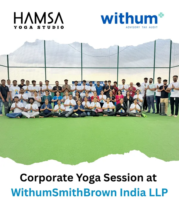 A proud moment with the entire team at WithumSmithBrown India LLP after a rejuvenating rooftop yoga session. It's wonderful to see so many employees invest in their collective wellbeing.