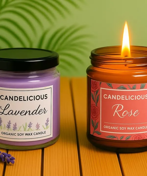 A perfect pair for any mood. Start your day with the uplifting scent of a Rose candle or wind down in the evening with the soothing aroma of Lavender.