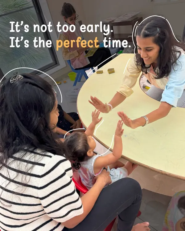 It's never too early to start nurturing your child's incredible potential. In these magical early years, we focus on building a deep connection and a love for learning through joyful, play-based activities that feel like a warm hug for their growing brain.