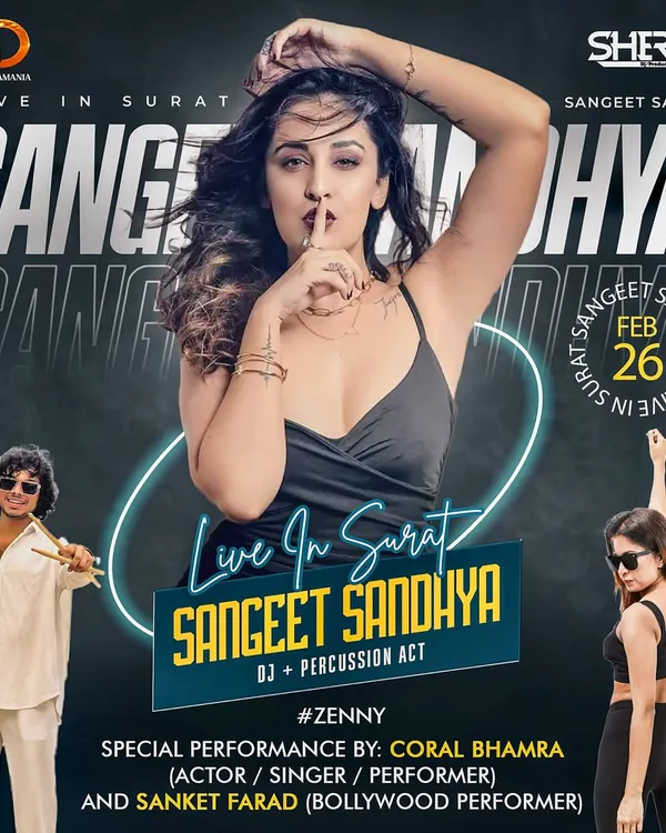 Announcing my DJ and Percussion act for a Sangeet Sandhya in Surat. This high-impact duo combines the versatility of my DJ set with the raw, rhythmic energy of live percussion, perfect for getting a crowd hyped.