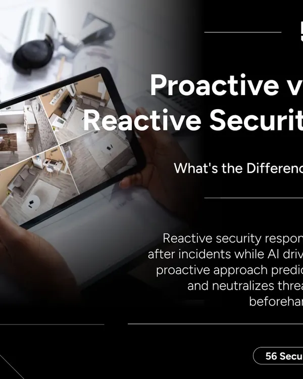 What is the difference between proactive and reactive security? Reactive systems respond after an incident, while our AI-driven proactive approach predicts and neutralizes threats before they can cause harm.
