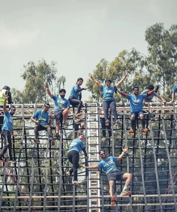 This is what pure joy and teamwork look like. Here’s a part of our crew conquering a massive obstacle at the Spartan Race. We train for this stuff together, we tackle it together, and we celebrate at the top together.