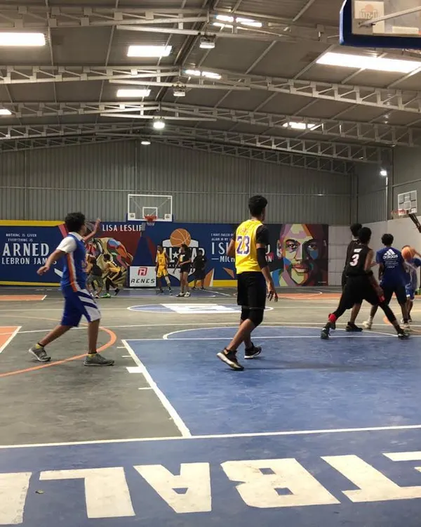 A typical day of action at Crossover Court. We host multi-age training sessions and scrimmages that bring together players from different backgrounds to compete, learn, and become part of the ABSA family.
