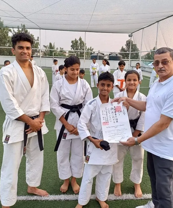 A mark of true achievement. We celebrate one of our students receiving his official Shodan (first-degree black belt) certificate, issued directly from the WSKF headquarters in Tokyo, Japan.