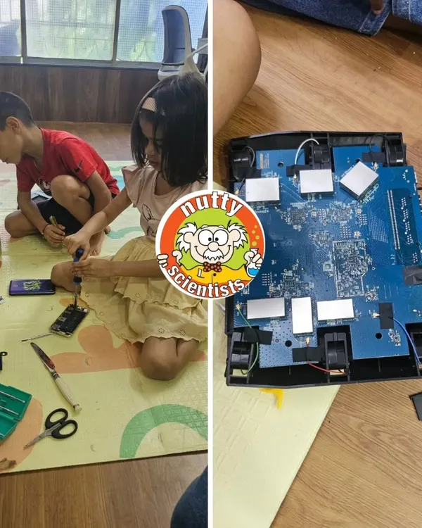 Welcome to the Break Apart Workshop. We give kids real tools and old electronics, empowering them to explore the complex world of circuits, motherboards, and engineering in a safe, supervised environment.