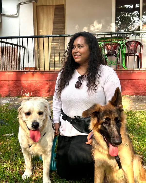This is my pack, Zoey and Bella. Spending time with them, exploring new places, and simply being together is my biggest goal. They are the reason I am so passionate about helping other families find this same joy.