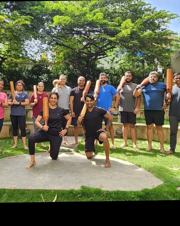 The fantastic group from our first Indian Clubs workshop at Springfields Apartment. It was great to see so much enthusiasm for learning this ancient art.