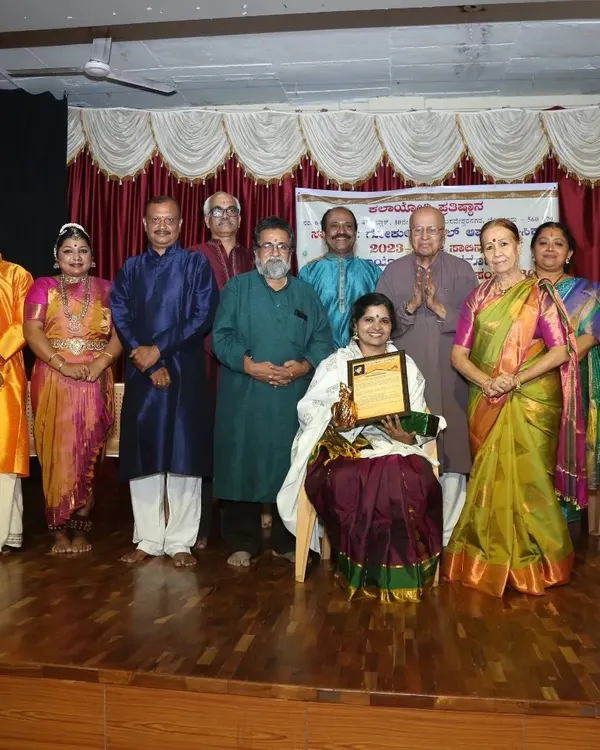 Receiving the 'Kalayogi Award' was a special moment, shared with esteemed artists and gurus. Such recognition encourages us to continue our work with even more dedication.
