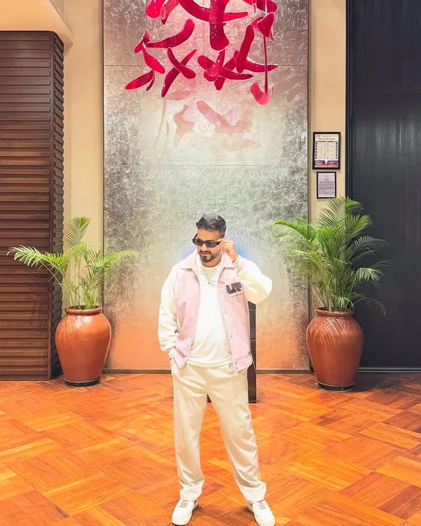 A cool and confident look. My style is a reflection of my music: trendy, energetic, and always on point.