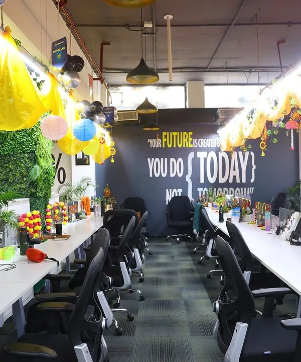A complete transformation of the Click2Commission office for their Diwali celebration. I use drapes, lighting, and traditional elements to create a festive vibe right in the workspace.