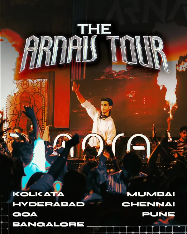 The official poster for my multi-city India tour. Taking my music to new cities like Kolkata, Hyderabad, and Bangalore was an incredible experience.