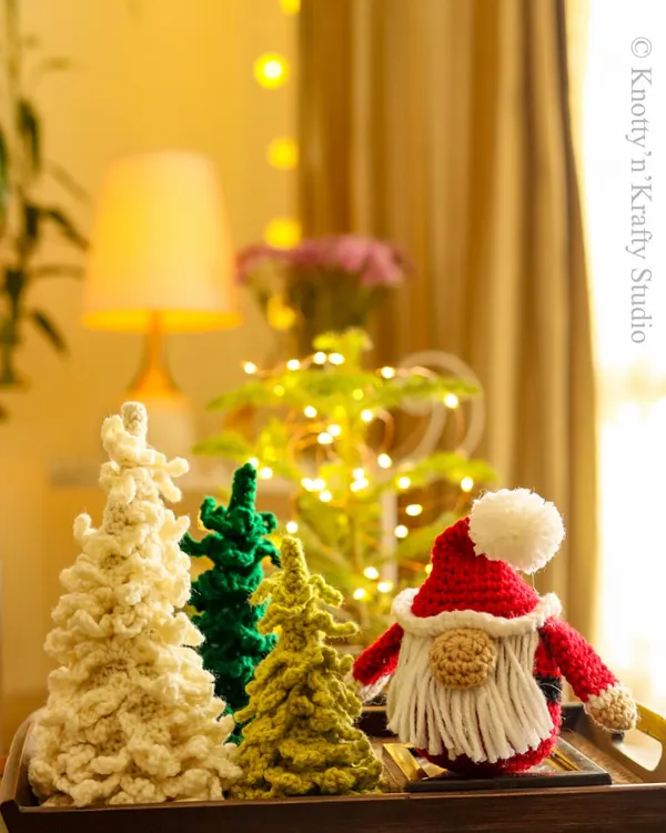 The holidays are not complete until the Santa Gnome comes out. With his big beard and fluffy pom-pom hat, he brings so much personality and cheer.