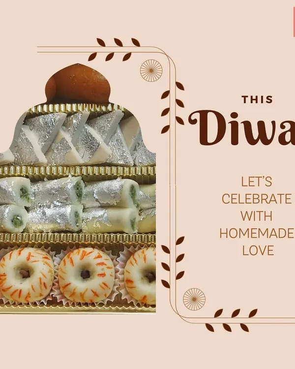 This Diwali, let us handle the kitchen while you make memories. We are here to celebrate with you through our food, made with homemade love and traditional recipes.