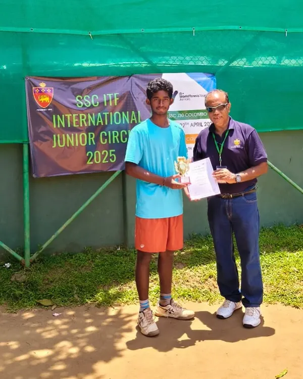 A great week for the academy. Mahit Mekala clinches the Singles title at ITF J30 Colombo. This is a testament to his hard work and discipline before he embarks on his college tennis journey.