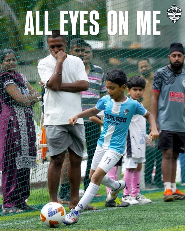 The pressure of the game, the focus in his eyes, and the proud parents watching from the sidelines. We train our players to thrive in these moments.