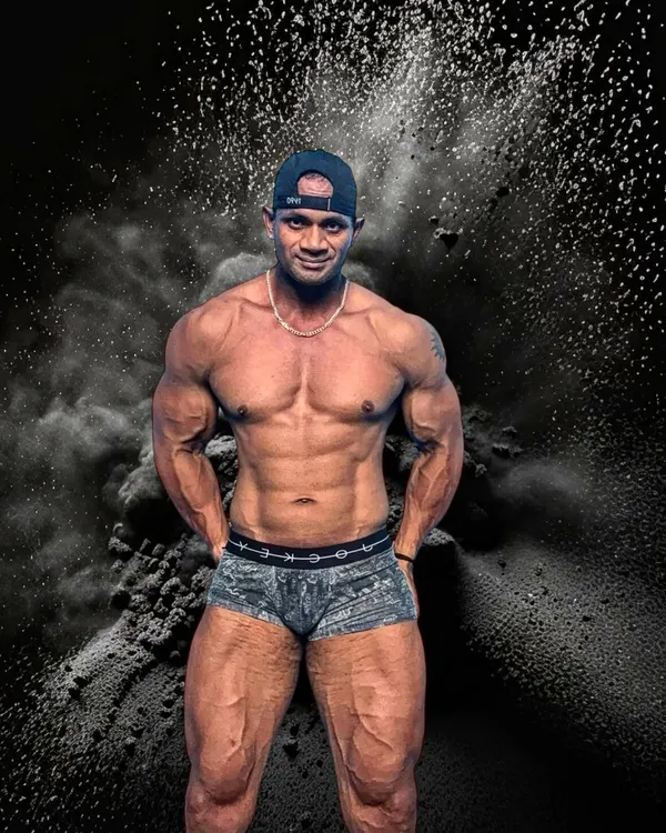 A shredded physique is earned through relentless effort and a clean diet. This is the result of years of dedication to the craft of bodybuilding.