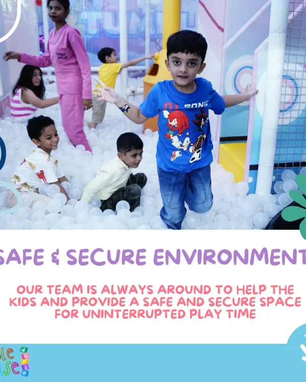 Your child's safety is my top priority. This graphic highlights our commitment to providing a safe and secure environment, with our team always around to supervise and assist.