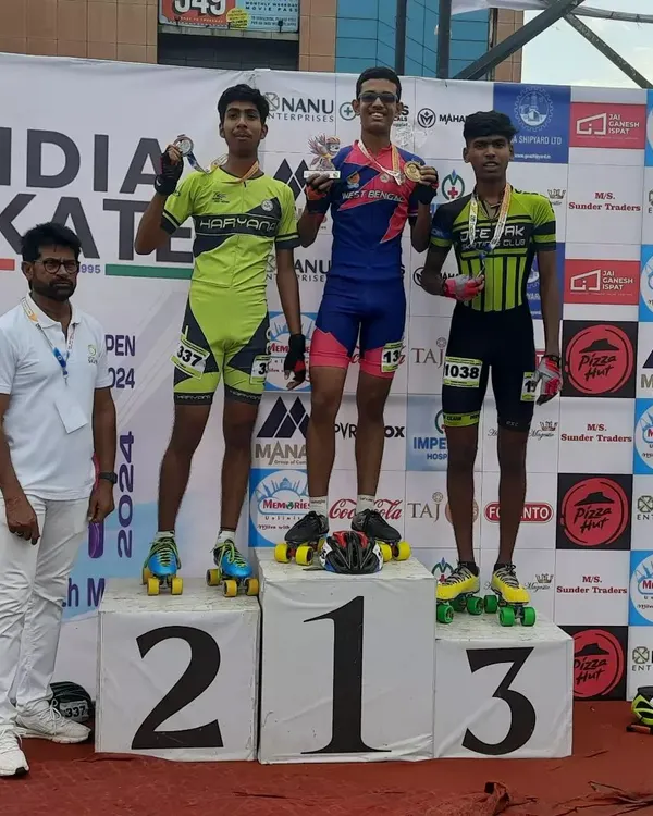 Seeing my student on the podium at the 6th National Ranking Championship in Goa. His hard work in training paid off with a well-deserved gold medal.