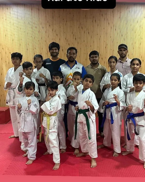 This is our team of Karate Kids, our future champions. Each one of them is learning to be strong, disciplined, and respectful. It is a joy to see them grow with every class.