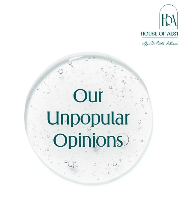 I believe in sharing some unpopular but important opinions about skincare. It's time to separate fact from fiction and focus on what truly works for healthy skin.