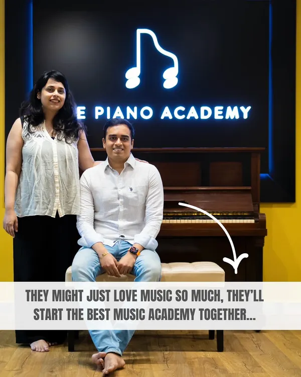 Our founders, Shivani and Vivek, are siblings who turned their shared love of music into the best music academy. Their passion and dedication are the foundation of our community.